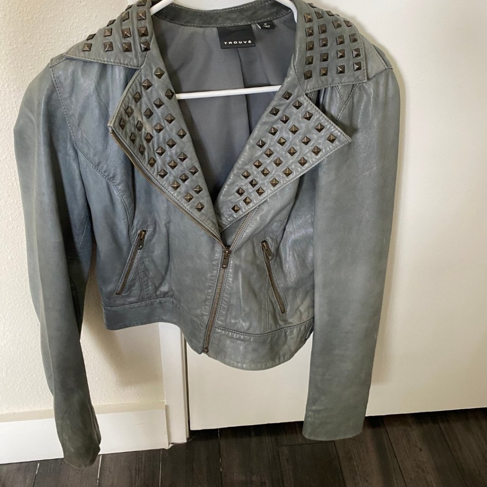 Faux Leather Jacket